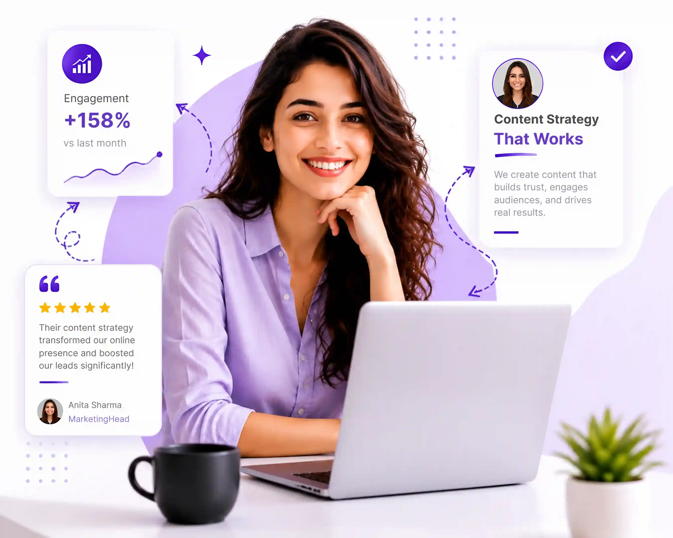 Content marketing that attracts qualified leads organically